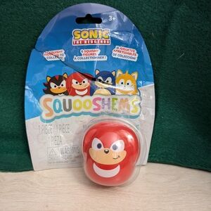 Sonic The Hedgehog Knuckles Mini Squishy Figure Squishmallows Squooshems 2”